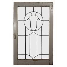 antique american beveled and leaded
