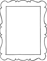 Portrait Frame Template Picture Frame Template Paper