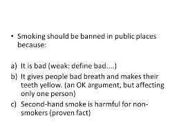 Should smoking be banned in public places    Debate org EssayShark Essay on smoking bans in public places