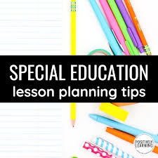 special education lesson plans