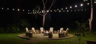 Outdoor Lighting For Fire Pits Sets The