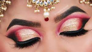 indian bengali bridal eye makeup