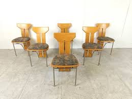 postmodern italian dining chairs 1980s