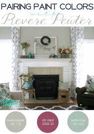 pairing paint colors with revere pewter
