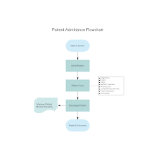 Patient Flow Chart Diagram Examples Template Admission