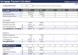 morte payment calculator spreadsheet