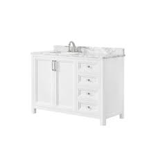 Alibaba.com offers 1,103 bathroom vanity home depot products. Home Decorators Collection Sandon 48 In W X 22 In D Bath Vanity In White With Marble Vanity Top In Carrara White With White Basin Sandon 48w The Home Depot