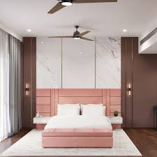 Spacious Guest Bedroom Design With Wall
