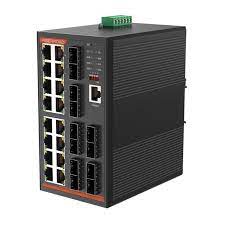 16 8 port managed din rail rugged poe