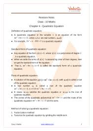 chapter 4 in class 10 cbse maths