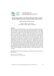 In malaysia, the share of gas in the power mix decreased from 67% in 2005 to 47% in 2015, led by policies to switch to coal in response to declining domestic gas production. Pdf Renewable Energy And Trade Disputes Implications On Solar Photovoltaic Manufacturing In Malaysia