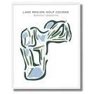 Lake Region Golf Course SD Golf Course Map Home Decor - Etsy