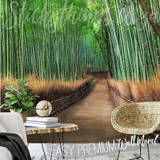 Bamboo Forest Wall Mural Kyoto Bamboo