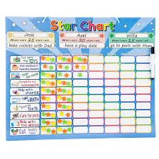 Roscoe Learning Responsibility Star Chart Customise For 1 3 Kids Magnetic Chore Reward System By Roscoe Learning