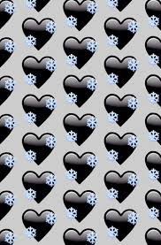 Black Heart Emoji Background !! on We ...