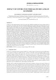 pdf impact of covid 19 outbreak on sri