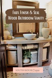 Wood Bathroom Countertop And Vanity