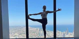 corepower yoga skydeck chicago at the