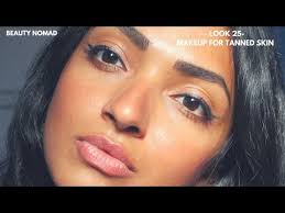 makeup for tanned skin tutorial