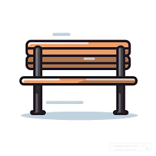 Icons Bench Icon Style Clip Art