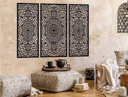 Triptych Wall Art Moroccan Panel Wall