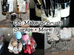 diy makeup brush organizer you