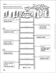 Word ladder is the best way to enrich the vocabulary of your kids. Candlelight Word Ladder Grades 4 6 Printable Skills Sheets