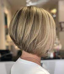 Short hairstyles are quite popular and you can find considerable number of celebrities and models creating this hair. The Full Stack 50 Hottest Stacked Haircuts Stacked Haircuts Stacked Bob Haircut Bob Haircut For Fine Hair