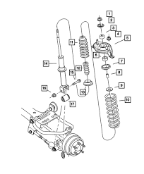 This time installing a front suspension kit. Rear Suspension For 2004 Chrysler Sebring Victorymoparparts