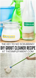 how to clean grout with vinegar and