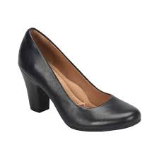 Womens Sofft Madina Pump Size 95 M Black Quilin Leather