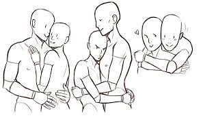 Hugging reference drawing