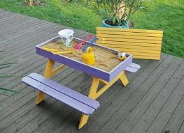 Diy Sandbox Picnic Table Two In One