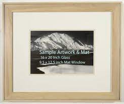 16x20 Frame With Glass Handmade Maple