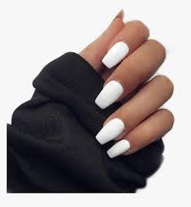 See more ideas about nails, white coffin nails, nail designs. Nails White Black Pngs Png Sticker Stickers Short Coffin White Acrylic Nails Transparent Png Kindpng