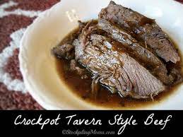 crockpot tavern style beef