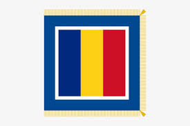 The color blue relates to the country's beautiful blue skies and sparkling lake waters, while the white symbolizes its snow (this area is known to receive there are mixed ideas about what the colors of the flag symbolize. Flag Of The President Of Romania World Flags Blue Yellow Red 440x467 Png Download Pngkit