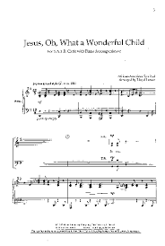 Jesus Oh What A Wonderful Child Hymnary Org