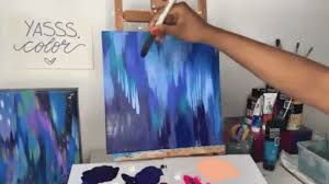 abstract acrylic painting