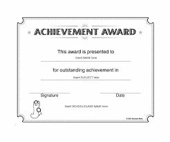 40 Great Certificate Of Achievement Templates Free Template Archive