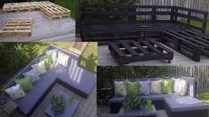how to diy patio sofa from wooden pallets