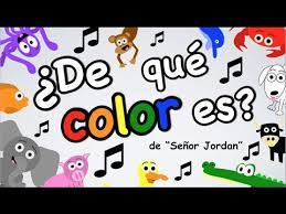 de qué color es spanish colors song