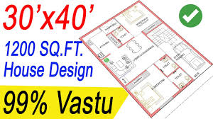 30x40 north facing house plans as per