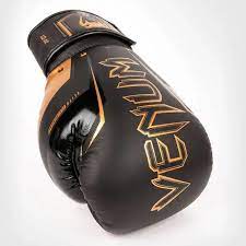 venum elite evo boxing gloves black