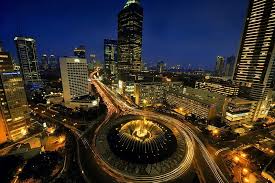 night indonesia night jakarta