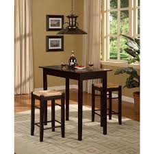 Check out our kitchen table and chairs selection for the very best in unique or custom, handmade pieces from our dining room furniture shops. Linon Home Decor Tavern 3 Piece Brown Bar Table Set 02850esp 01 Kd U The Home Depot