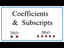Subscripts In Chemical Equations