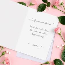 You won't be able to do any of them from now on! How To Write The Perfect Wedding Card Message Snapfish Uk