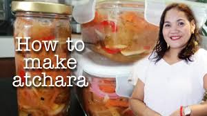 how to make atchara pickled papaya