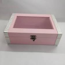 pink pu leather gift box